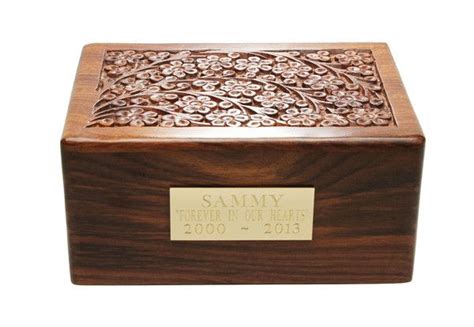 Metal Nameplate for Wood Box 